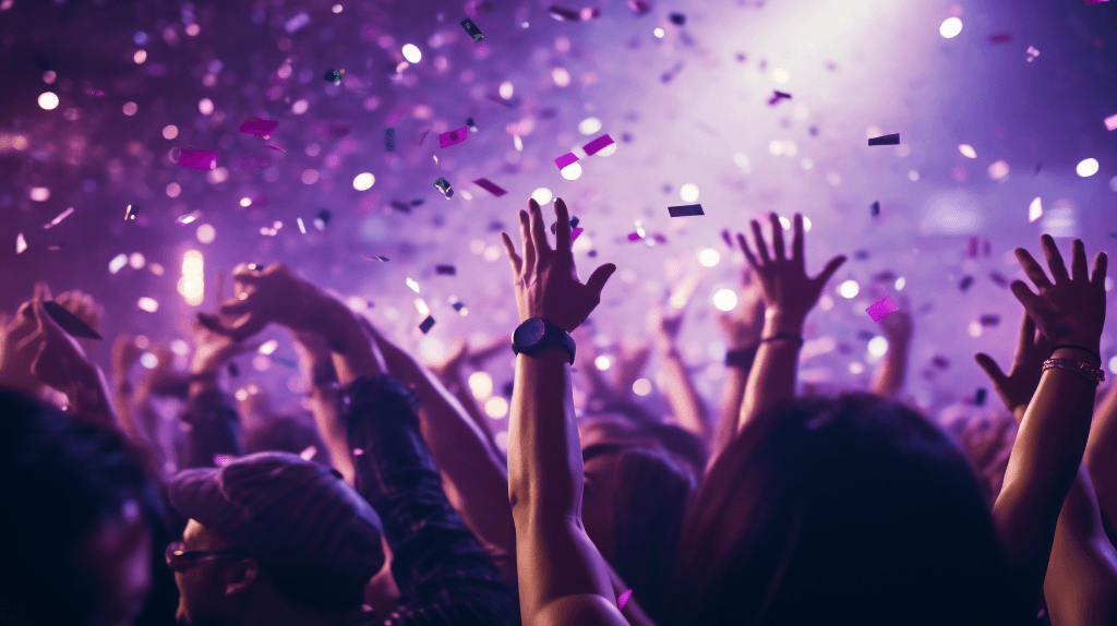 Concert crowd